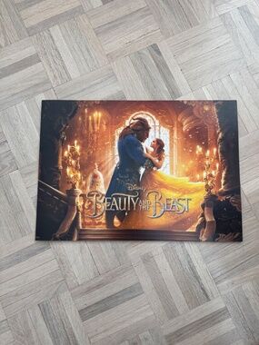 Disney - 2017 Live Action Beauty and the Beast, 4 Lithographs from Disney Store